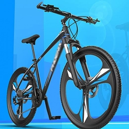 FBDGNG Bici Mountain Bike da uomo, ruote da 26 pollici, telaio in alluminio, spostamento liscio, ammortizzatore bloccabile – blu (dimensioni: 27 velocità, colore: blu)