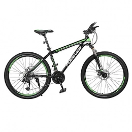 DMLGQ Bici Mountain Bike Freni a Disco Sport 30 velocità 27, 5 Pollici, Nero-Verde, Alluminio