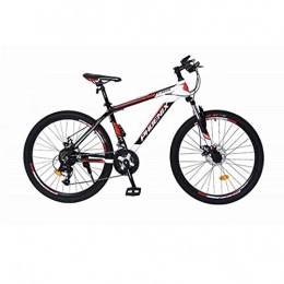 Domrx Bici Mountain Bike Sia Uomo Che Donna Ammortizzatore con Freno a Doppio Disco a velocità variabile in Alluminio-Rosso
