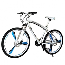 Qinmo Bici Qinmo Strada Cyclette Bike, variabile Disco ad Alta Acciaio al Carbonio Mountain Bike Integrato Freno Biciclette Uomini e Donne Adulti velocit della Bicicletta (Color : White, Size : 24 Files)