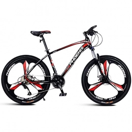 QIU Mountain Bikes Hyx1 26 Pollici 3 Ruote a Raggio 21 velocità Bicicletta da Montagna Dual Dual Disc Bicycle (Color : Red, Size : 26")