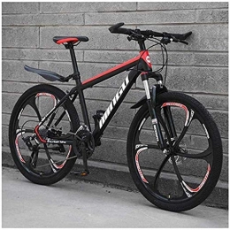 QZ Mountain Bike QZ 26 Mountain Bike Pollici degli Uomini, -Alto tenore di Carbonio in Acciaio Hardtail Mountain Bike, Biciclette con Sospensione Anteriore Sedile Regolabile (Color : B4, Size : 27 Speed)