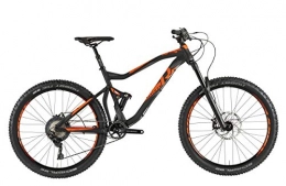 RAYMON Bici RAYMON Seven Trailray 2019 - Bicicletta Mountain Bike da 27, 5", Colore: Nero / Grigio / Arancione, 50 Centimetri