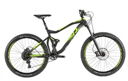 RAYMON Bici RAYMON Seven Trailray 7.0 2019 - Bicicletta MTB, 27, 5", Nero / Grigio / Verde, 46cm