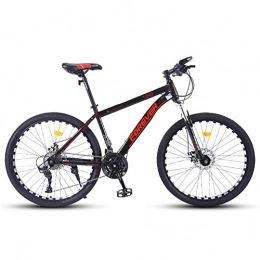 SOAR Bici SOAR Mountain Bike Bici MTB Mountain Bike for Adulti della Strada della Bicicletta degli Uomini di 24 velocità 26 Ruote delle Donne a inch (Color : Red)
