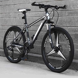 Relaxbx Bici Sospensione Anteriore Mountain Bike Freno a Disco Meccanico orientabile a 21 velocità con Telaio in Acciaio al Carbonio, A, 26 Pollici