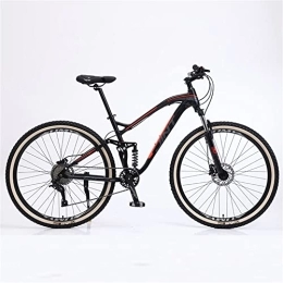 TAURU Mountain Bike TAURU Mountain bike in lega di alluminio da 27, 5 pollici, mountain bike per adulti, doppio freno a disco, morbido assorbimento degli urti (12 velocità, rosso)