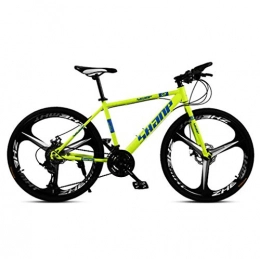 Tbagem-Yjr Mountain Bike Tbagem-Yjr Bicicletta A velocità Variabile, Città Mountain Road Ciclismo Bicicletta 26 Pollici Ruota for Adulti (Color : Yellow, Size : 21 Speed)