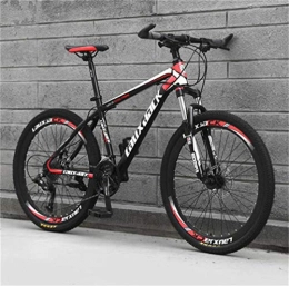 Tbagem-Yjr Mountain Bike Tbagem-Yjr Gli Uomini Adulti Freni Doppia della Sospensione / Dischi 26 Pollici Mountain Bike, Sport Tempo Libero in Bicicletta (Color : Black Red, Size : 27 Speed)