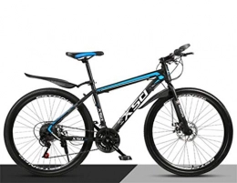 Tbagem-Yjr Bici Tbagem-Yjr Mens' Mountain Bike, da 26 Pollici MTB Montagna Doppia della Sospensione della Città Strada della Bicicletta (Color : Black Blue, Size : 21 Speed)