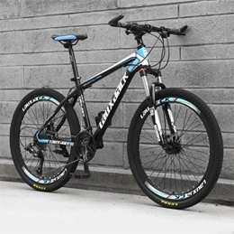 Tbagem-Yjr Bici Tbagem-Yjr Mountain Bike, 26 Pollici E Doppia Sospensione Sport Tempo Bicicletta City Road (Color : Black Blue, Size : 30 Speed)