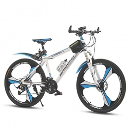 Tbagem-Yjr Bici Tbagem-Yjr Mountain Bike, 26 Pollici Ruote Bicicletta da Strada for Adulti A Doppia velocità con Freno A 27 velocità (Color : White)
