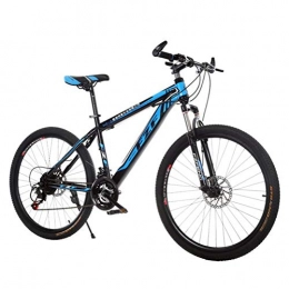 Tbagem-Yjr Bici Tbagem-Yjr Mountain Bike con Ruote da 24 Pollici, 24 velocità MTB Sport for Il Tempo Libero Telaio in Acciaio Ad Alto Tenore di Carbonio (Color : Black Blue)