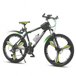 Tbagem-Yjr Bici Tbagem-Yjr Mountain Bike da 26 Pollici for Adulti, Bicicletta da Strada A 27 velocità con Freno A Doppio Disco da Città (Color : Green)