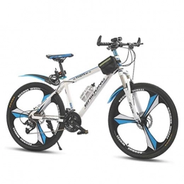 Tbagem-Yjr Bici Tbagem-Yjr Mountain Bike, Ruote da 26 Pollici Dual Disc Brakeadult Ciclismo su Strada Ciclismo Bicicletta (Color : White, Size : 27 Speed)