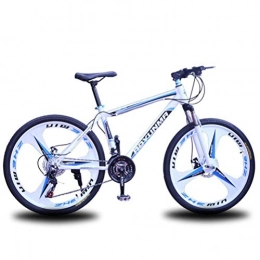 Tbagem-Yjr Bici Tbagem-Yjr Mountain Bike, velocità Variabile City Road Bicicletta Sport Tempo Libero Unisex Adulto (Color : Blue And White, Size : 21 Speed)