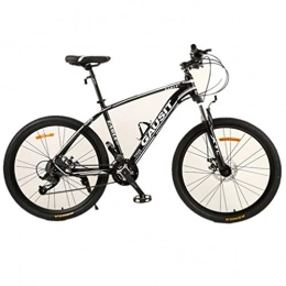 Tbagem-Yjr Bici Tbagem-Yjr Ruote da 26 Pollici Road Bike, Biciclette Doppio Freno A Disco Doppia della Sospensione della Bici di Montagna (Color : Black White, Size : 24 Speed)