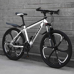 Tbagem-Yjr Mountain Bike Tbagem-Yjr Unisex Commuter Città Hardtail Bike, Mens MTB velocità Variabile off-Road Bicicletta della Montagna (Color : White, Size : 30 Speed)