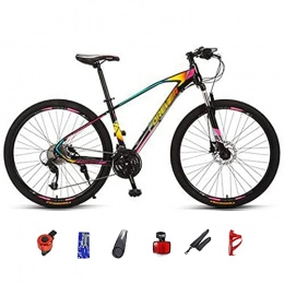 WANYE Bici WANYE Mountain Bike in Alluminio da 27, 5'' 27 / 30 velocità con Freno a Disco Ad Olio rainbow-27speed
