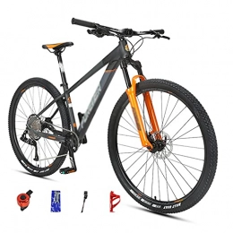 WANYE Bici WANYE Mountain Bike in Alluminio da 29" per Adulti E Adolescenti, Freni a Doppio Disco a 12 velocità, Peso Leggero, Percorso Interno, Colori Multipli orange-12speed