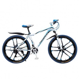 WGYCREAM Mountain Bike WGYCREAM Bicicletta Mountainbike, MTB, 26" Mountain Bike Biciclette 21 24 27 velocità Leggera Lega di Alluminio Telaio Ravine Bici con Un Doppio Freno a Disco (Color : Blue, Size : 21 Speed)
