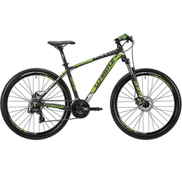 WHISTLE Mountain Bike WHISTLE Bici Miwok 1835 27.5" 7-velocità Taglia 41 Nero / Verde 2018 (MTB Ammortizzate) / Bike Miwok 1835 27.5" 7-Speed Size 41 Black / Green 2018 (MTB Front Suspension)