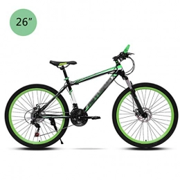 WJS Bici WJS Sistema di Freno A Doppio Disco da 26 Pollici per Bicicletta da 26 Pollici A velocit Variabile per Mountain Bike A 21 velocit(Color:Verde)