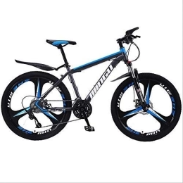 WJSW Bici WJSW Bicicletta da Mountain Bike, Stunt Bike, Abbinamento dei Colori del Disco Freno Monopezzo Senza Ammortizzatore Forcella Anteriore 140-170 cm Folla può Utilizzare Nero Blu Nero Bianco