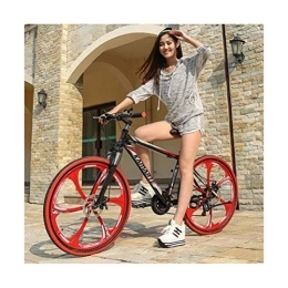 WJSW Bici WJSW Mountain Bike in Acciaio ad Alto tenore di Carbonio da 26 Pollici - Bicicletta da Città Hardtail per pendolari a 27 velocità (Colore: C)
