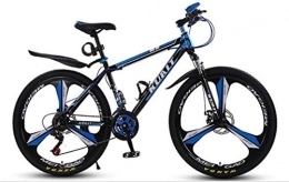 WND Mountain Bike WND Mountain Sports Bicycle One Wheel Shock Absorber Male And Female Adult Mountain Bike, Black Blue, 24 inch