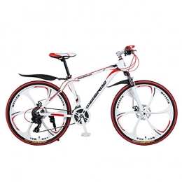 WSCQ Bici WSCQ Adulto Bici da Mountain, 26'' Mountain Bike 27 velocità Telaio in Lega di Alluminio Altezza Applicabile 160-185 cm, Bianca