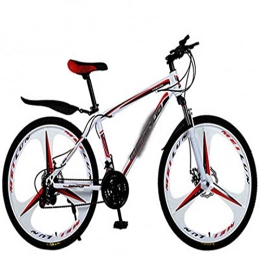 WXXMZY Bici WXXMZY Biciclette Ibride da Uomo E da Donna, 21 Velocità-30 velocità, Ruote da 24 Pollici, Biciclette A Doppio Disco, più Colori (Color : B, Inches : 24 Inches)