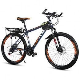 WYLZLIY-Home Bici WYLZLIY-Home Mountain Bike Bicicletta MTB Sportiva da Montagna Mountain Bike Bicicletta 26" 21 / 24 / 27 velocità del Disco Freno della Bici (Color : Orange, Size : 22inch)