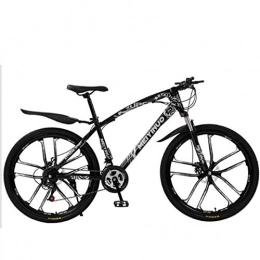 WYLZLIY-Home Bici WYLZLIY-Home Mountain Bike Bicicletta MTB Sportiva da Montagna Mountain Bike / Biciclette, 26" Burrone Bike, Doppio Freno a Disco Anteriore Sospensione Anteriore, Telaio in Acciaio al Carbonio