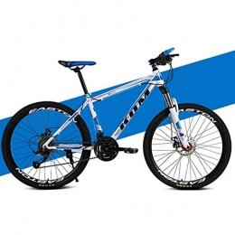 WYN Bici WYN Double Disc Speed Cycling NCH Pedal Bicycle   Mountain Bike, Blue, 24 * 15(150-165cm)
