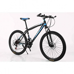 XER Bici XER Telaio per Mountain Bike Hardtail Bicicletta da MTB Acciaio al Carbonio 21 velocità Freni a Disco da 26"con Ruote per Mountain Bike, Blue