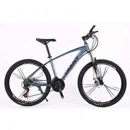 YISUNF. Sport all'Aria Aperta Mountain Bike 2130 Costi 26" Ruote a Raggi della Bici a Doppio Disco Freno Forcella Biciclette Sospensione Antislip (Color : Blue, Size : 30 Speed)