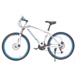 YOUSR Bici YOUSR Mountain Bike Boy Outdoor Travel Bike, Bici da 20 Pollici Freestyle per Bici da Strada White Blue