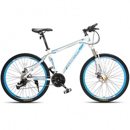 YXFYXF Bici YXFYXF Dual Sospension Mountain Bike, Bici da Strada a velocità variabile, Doppia Assorbimento degli Urti Fuoristrada, 24 velocità, 24 / 26 (Color : Blue, Size : 26 Inches)