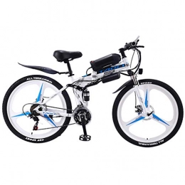 FFF-HAT Bicicleta Bicicleta elctrica plegable de 26'', bicicleta de aleacin de magnesio, velocidad profesional de 21 / 27, medidor LCD de batera de litio, bicicleta elctrica de montaña / de cercanas todoterreno350W36V10