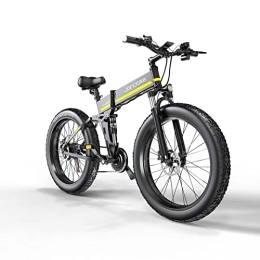 Bicicleta Eléctrica 26" x 4.0 Fat Tire, Shimano 7vel, Frenos hidráulicos XOD Delanteros y Traseros, Bicicleta eléctrica Urbana Plegable con, batería extraíble de 48V 12.8Ah
