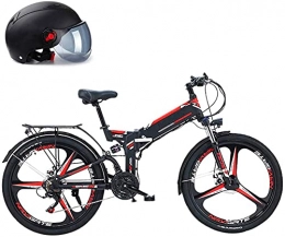 CCLLA Bicicleta Bicicleta eléctrica Bicicleta eléctrica de montaña 300W Ebike 26 '' Bicicleta eléctrica, 25Km / H Adultos Ebike con batería extraíble de 10Ah, Engranajes Profesionales de 21 velocidades (Col