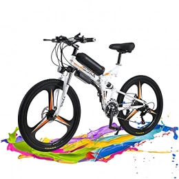 UNOIF Bicicleta Bicicleta eléctrica de montaña eléctrica de 350 W Ebike de 26 pulgadas, bicicleta eléctrica de 20 MPH para adultos con batería extraíble de 10 Ah, engranajes profesionales de 21 velocidades
