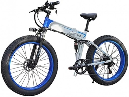 ZJZ Bicicleta Bicicleta eléctrica de montaña eléctrica plegable de 7 velocidades para adultos, bicicleta eléctrica de 26 " / bicicleta de viaje diario con motor de 350 W, pantalla LCD de 3 modos para adultos, despla