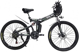 CCLLA Bicicleta Bicicleta eléctrica Plegable Ebike para Adultos, Bicicleta eléctrica de montaña de 26 Pulgadas, Bicicleta eléctrica de Ciudad, Bicicleta Liviana para Adolescentes, Hombres, Mujeres (Color: N