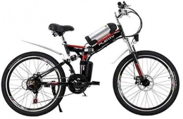 YAOJIA Bicicleta de montaña eléctrica plegables Bicicleta plegable adulto Bicicletas Plegables Bicicleta Eléctrica De Montaña De 24 / 26 Pulgadas Con Batería De Iones De Litio 8AH | Bicicleta De Ciclismo Híbrida De Carretera Para Adultos Bicicletas d
