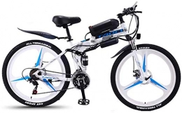 Fangfang Bicicleta de montaña eléctrica plegables Bicicletas Eléctricas, 26 '' de bicicleta eléctrica plegable bicicletas de montaña for adultos Frenos 36V 350W 8AH extraíble de iones de litio E-Bici Fat Tire doble disco de luz LED , Bicicleta