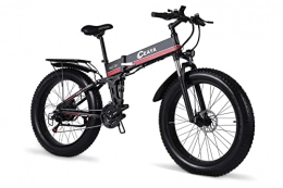 Ceaya Bicicleta CEAYA Bicicleta Electrica Plegable Ebike Montaña Fat Bike, Bateria para 48v 12.8Ah, 26 Pulgadas