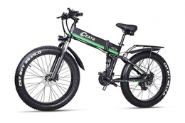 Ceaya Bicicleta Eléctrica de Montaña 26 Pulgadas con Motor de 1000W Autonomía 48V E-Bike Sistema de Transmisión de 21 Velocidades [EU Stock