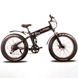 Jieer Bicicleta de montaña eléctrica plegables Extrbici Mountain Bike, 350W 36V 21 Speed ​​Spoke Wheel Foldable Aluminum Alloy Frame Dual Hydraulic Disc Brake Electric Bicycle